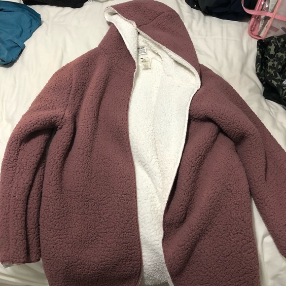 PINK Victoria's Secret Sweaters - NWT PINK Sherpa Cardigan